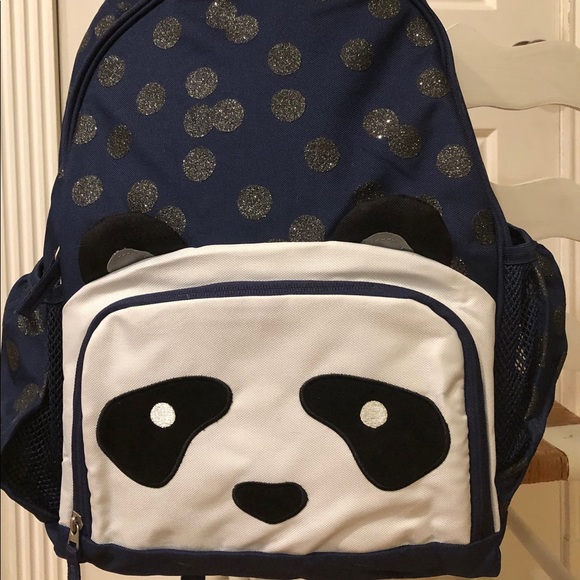 pottery barn panda backpack